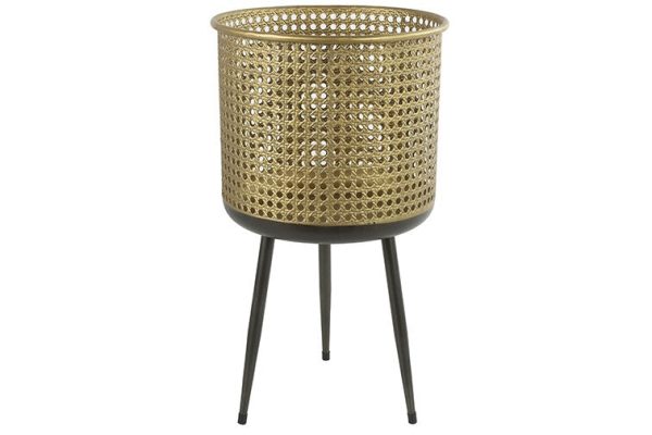 Flowerpot Ranya L gold L26,5 B26,5 H47cm Schn?ppchen