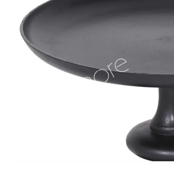 Plate on base Raw alu Matt Black D30 H22 cm Jetzt online – Bild 3