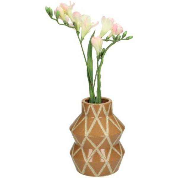 Vase Fine Earthenware Terra Ø13x13x17cm Zu verkaufen – Bild 4
