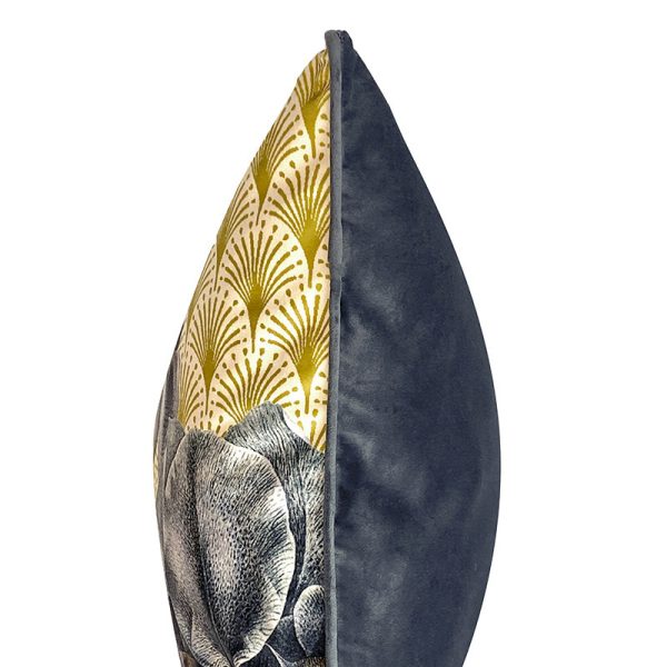 Cushion Cover Velvet Lilies 50x50 LA104 Mode – Bild 2