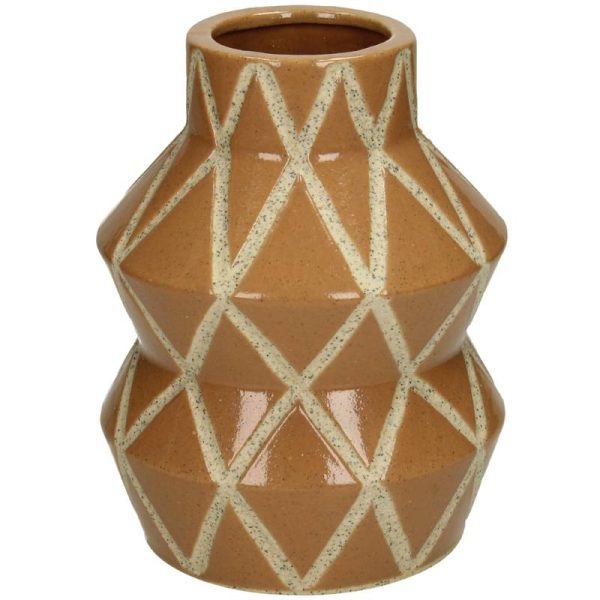 Vase Fine Earthenware Terra Ø13x13x17cm Zu verkaufen