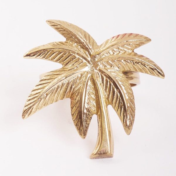 Napkin Ring Brass Gold 13.5x14.5x4.5cm BOX 4 Schn?ppchen – Bild 4