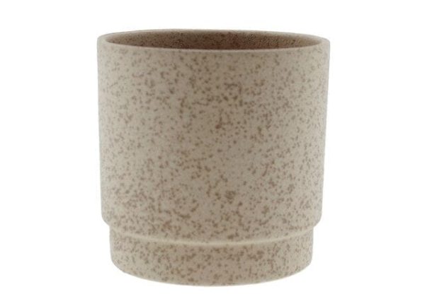 Ceramic Pot  Eno  sand terra Ø13 12 H13cm Mode