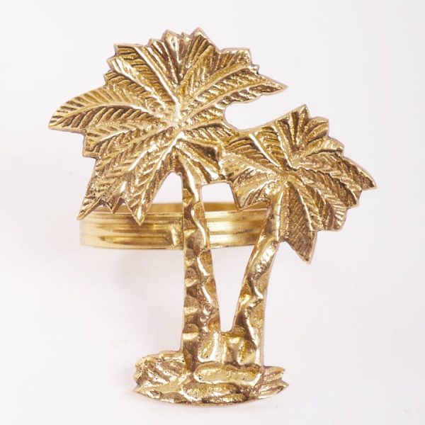 Napkin Ring Brass Gold 13.5x14.5x4.5cm BOX 4 Schn?ppchen – Bild 5