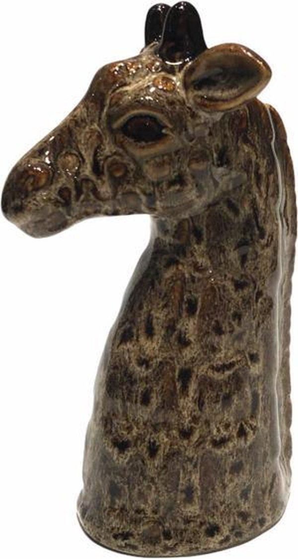 Ceramic vase  Giraffe  Small brown 11x11x19cm Online-Verkauf