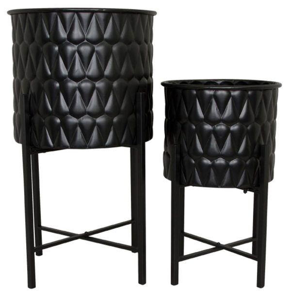 Standing pot, Metal, black, Ø31 29 H56 Mode