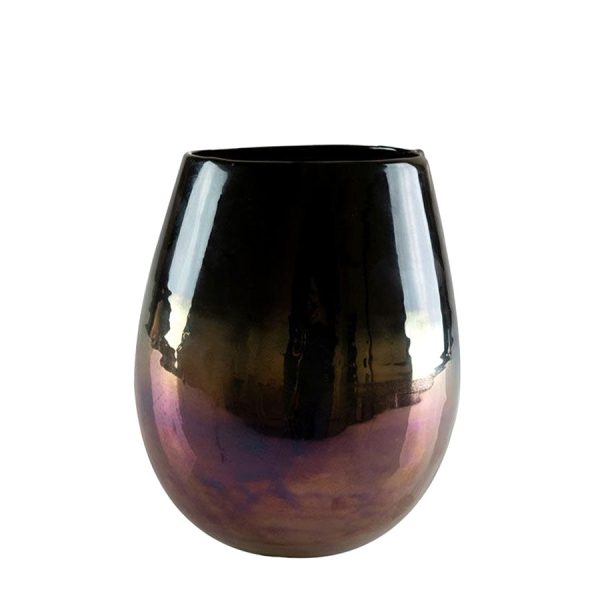 Vase Liz sky burn Ø18 11 H23cm Schn?ppchen