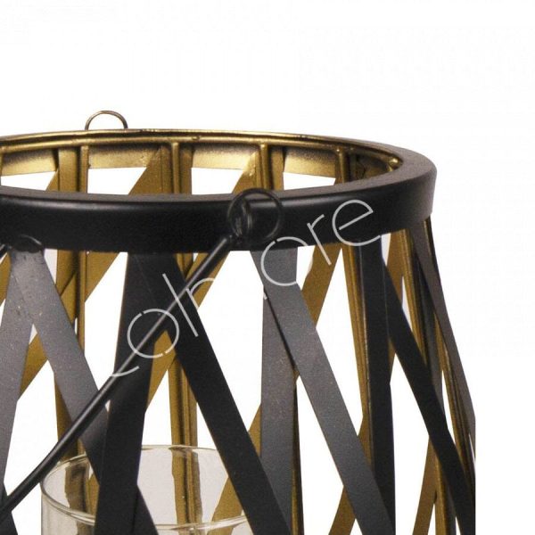 Hurricane Metal black gold D25 H31 cm Online-Schn?ppchen – Bild 2