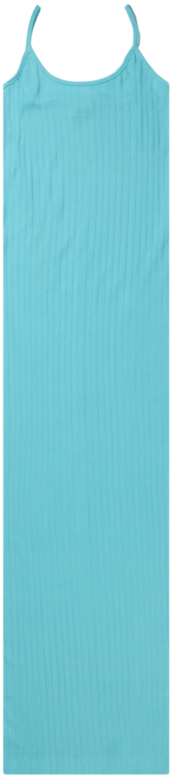 NPS Strap Dress Solid Colour, Turquoise Online-Verkauf – Bild 2