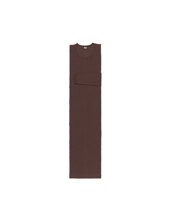 NPS Long John Dress Solid Colour, Brown Angebot
