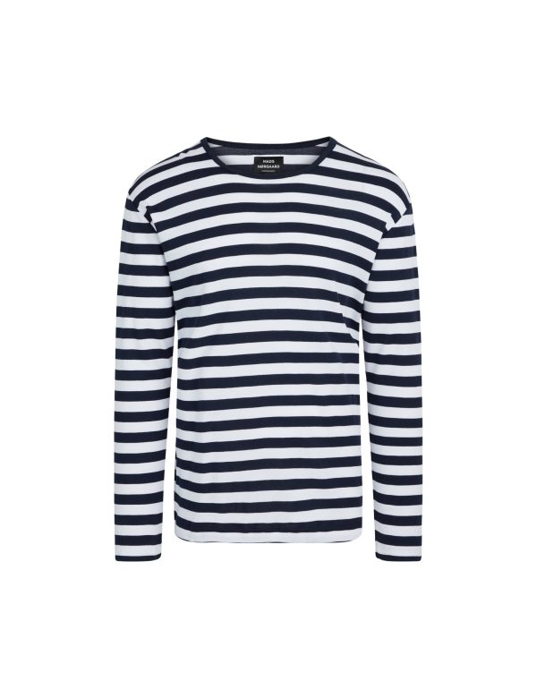 Midi Rib Tobias Long, Navy White Mode