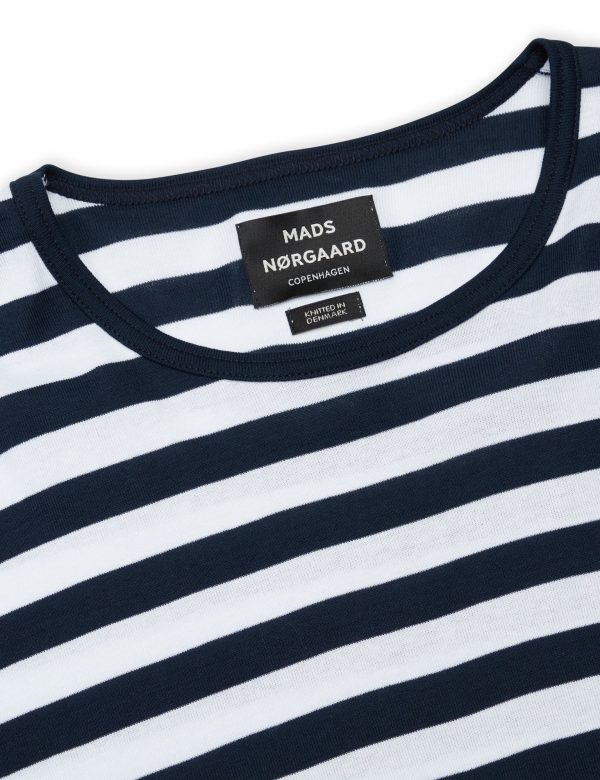 Midi Rib Tobias Long, Navy White Mode – Bild 4